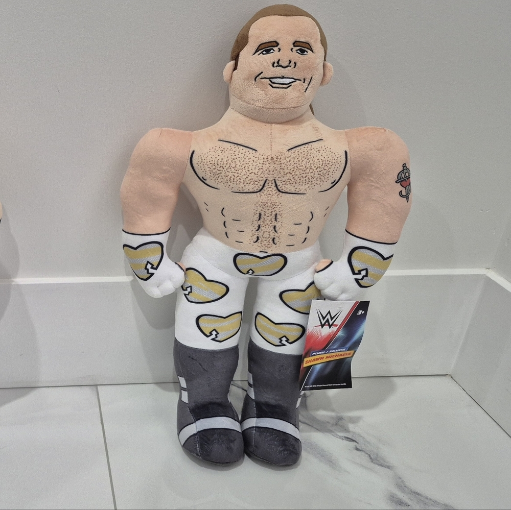 WWE Shawn Michaels 23” Plush BNWT Rare Wrestling Fan Collectible Gift